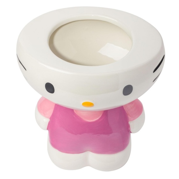 Sanrio Hello Kitty 3D Sculpted Ceramic Cookie Snack Jar (Large) - Picture 6 of 8